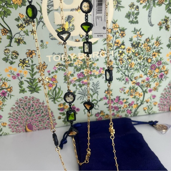 New Tory Burch ROXANNE DELICATE LONG NECKLACE - Picture 9 of 15